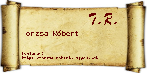 Torzsa Róbert névjegykártya