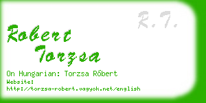 robert torzsa business card